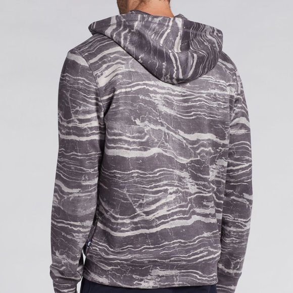 AUGUSTO "Marbled" Luxe Zip Hoodie - Picture 2 of 6